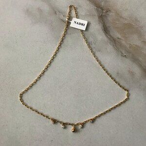 NWT | AJOA by Nadri | Necklace | Lala Ball Station Chain Link | 14-16 inches
